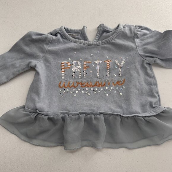 Toughskins Baby Girl 12M Tops & Leggings 3-Piece Set Infant Pretty Bundle Sears - Picture 3 of 10